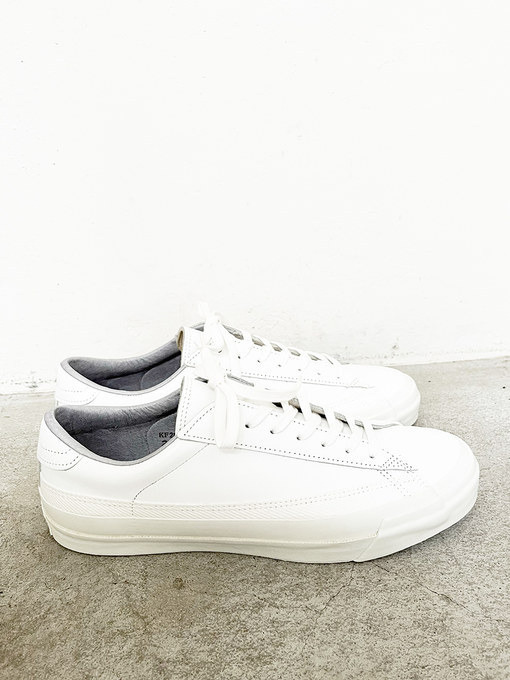 ASAHI _ BELTED LOW LEATHER / White | R1