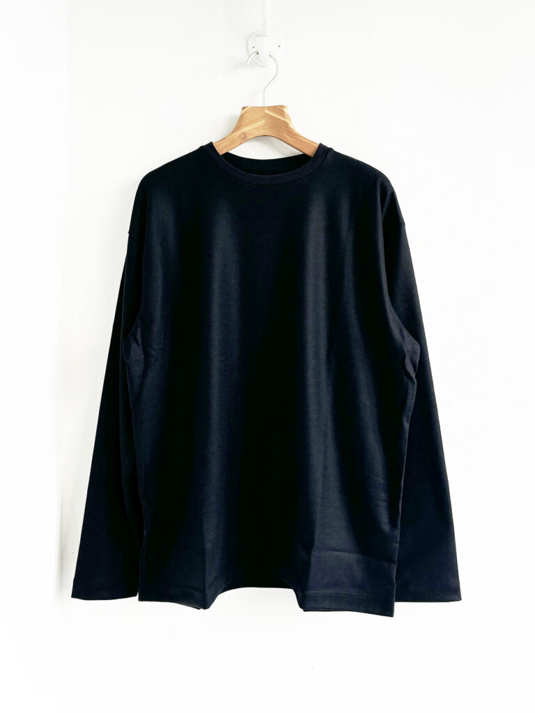 LAMOND. _ Wool 長袖Tシャツ/ Black