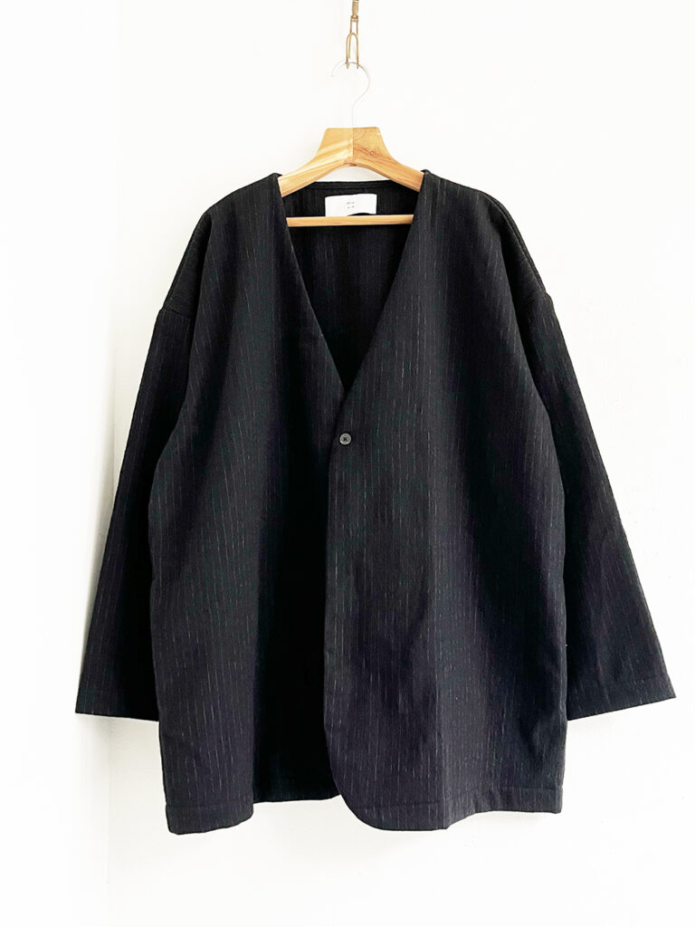 MUYA _ ラウンドカーディガン-wool / Black -St